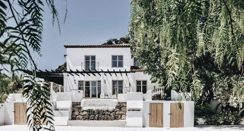 Close-up of the house at Finca La Marquesa, a luxury holiday home near Ronda in Andalusia