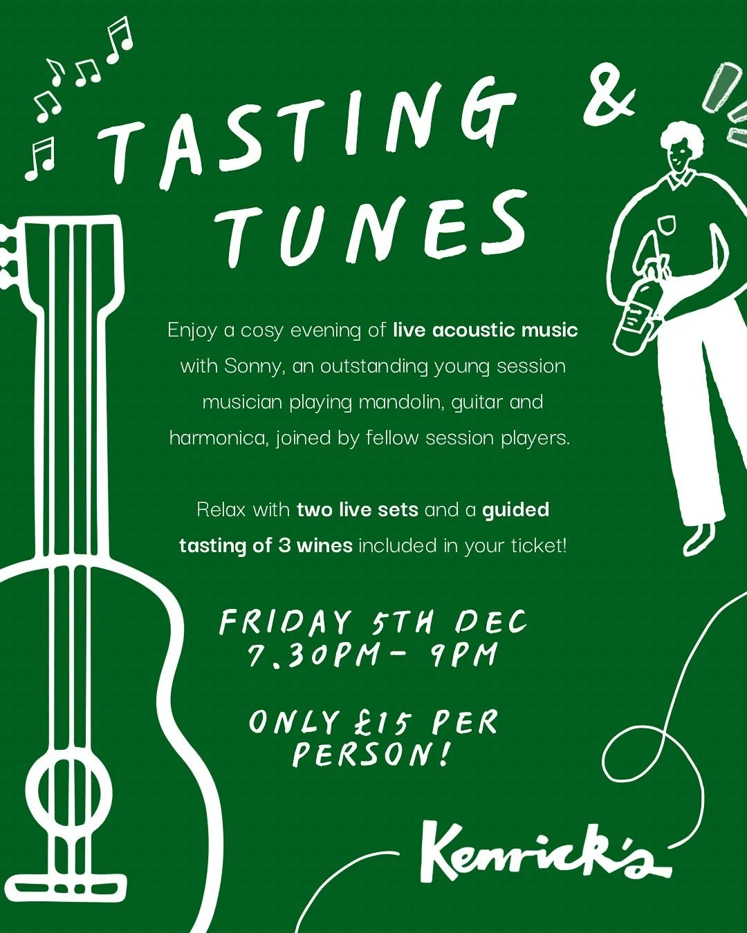 Tonight! We&rsquo;re joined by Sonny as part of WBRA&rsquo;s Live &amp; Local Music Week 🎶🎤

Ticket link in bio or on our story if you want to book ahead!

Will we see you there?