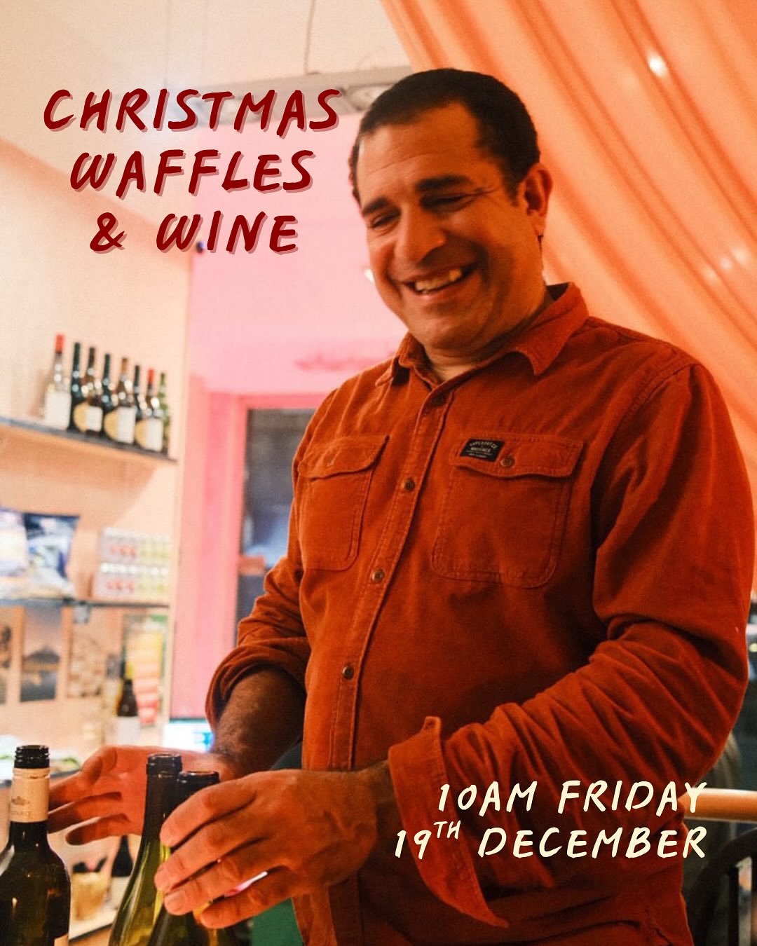 &pound;15 per person! Join us tomorrow from 10am for waffles, wine and festive cheer 🧇🥂🌟

📍Kenrick&rsquo;s Fulham