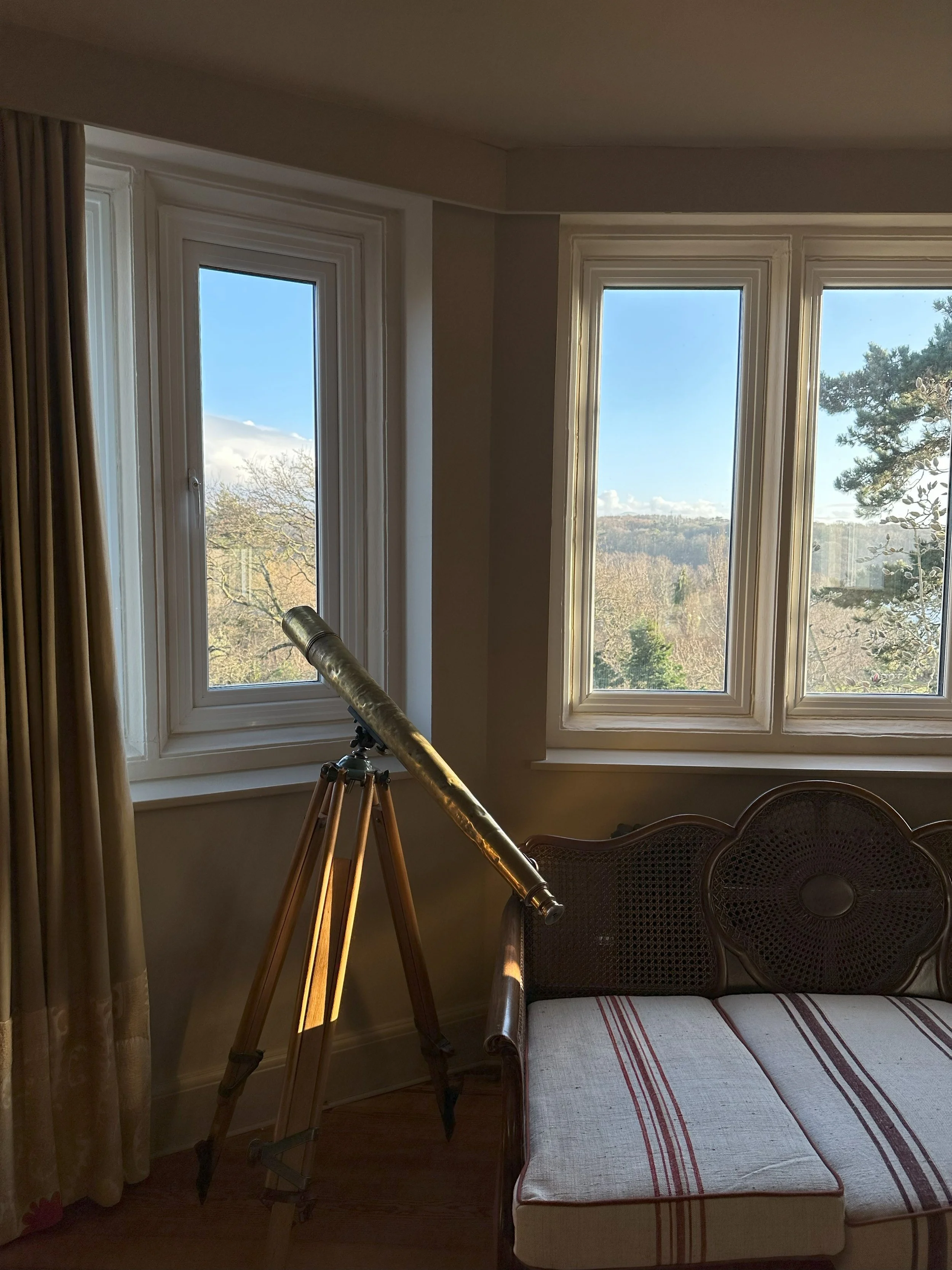LLys Esgbob Telescope and view 180625.jpeg