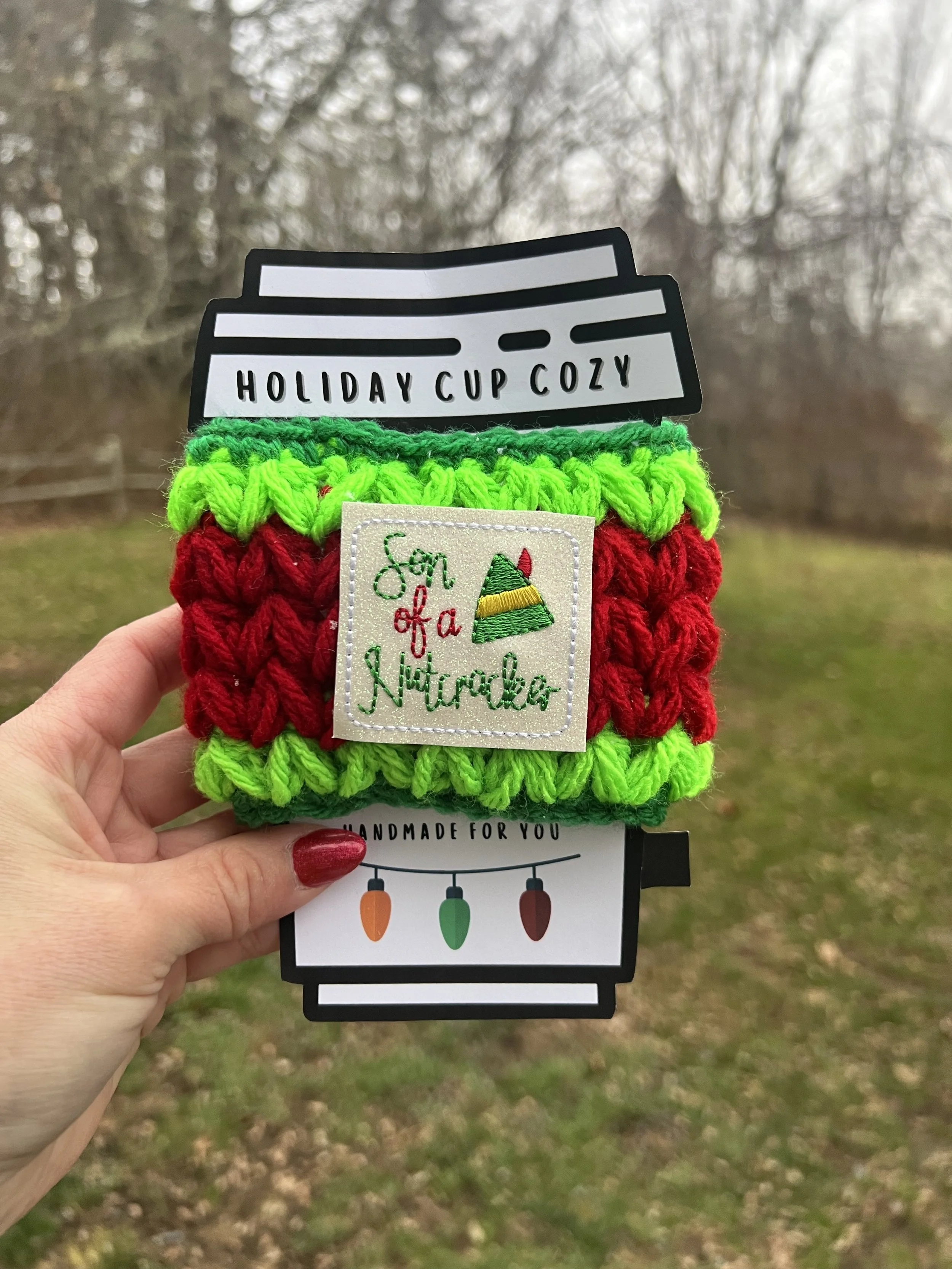 Elf “Son of a Nutcracker” Coffee Sleeve_