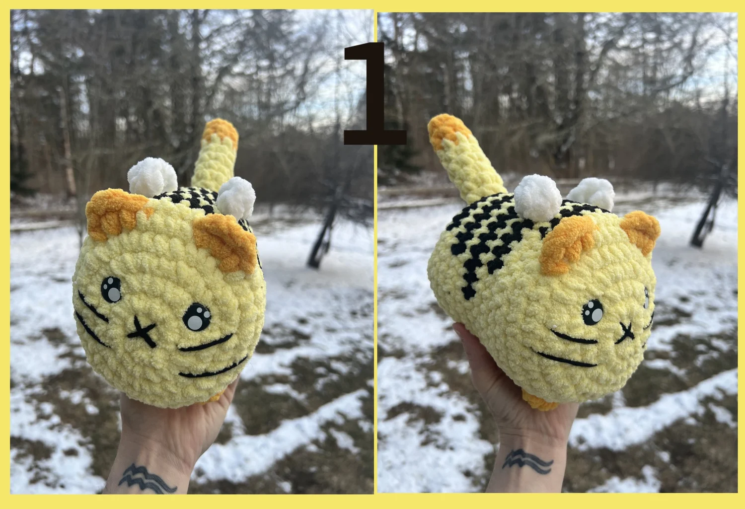 Crochet Jumbo Cat – Cozy and Adorable Oversized Plush — Knotty Nieves