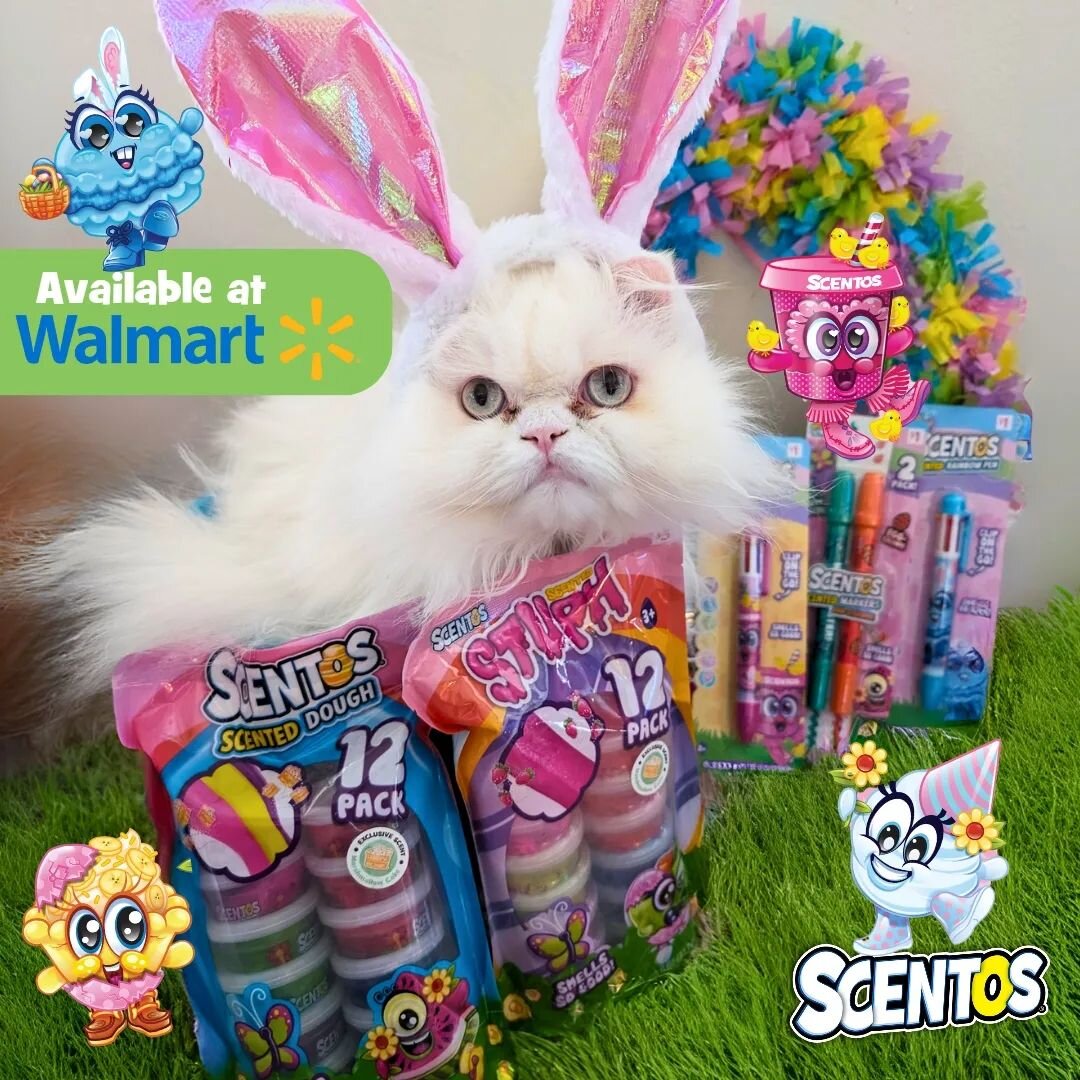 Spring is here! This Easter Bunny we've got over at Scentos HQ said there's some PAWS-itively amazing deals on our Scentos Easter line in @walmart stores across the country! 

Head there right MEOW to get the sweetest basket stuffers for your littles