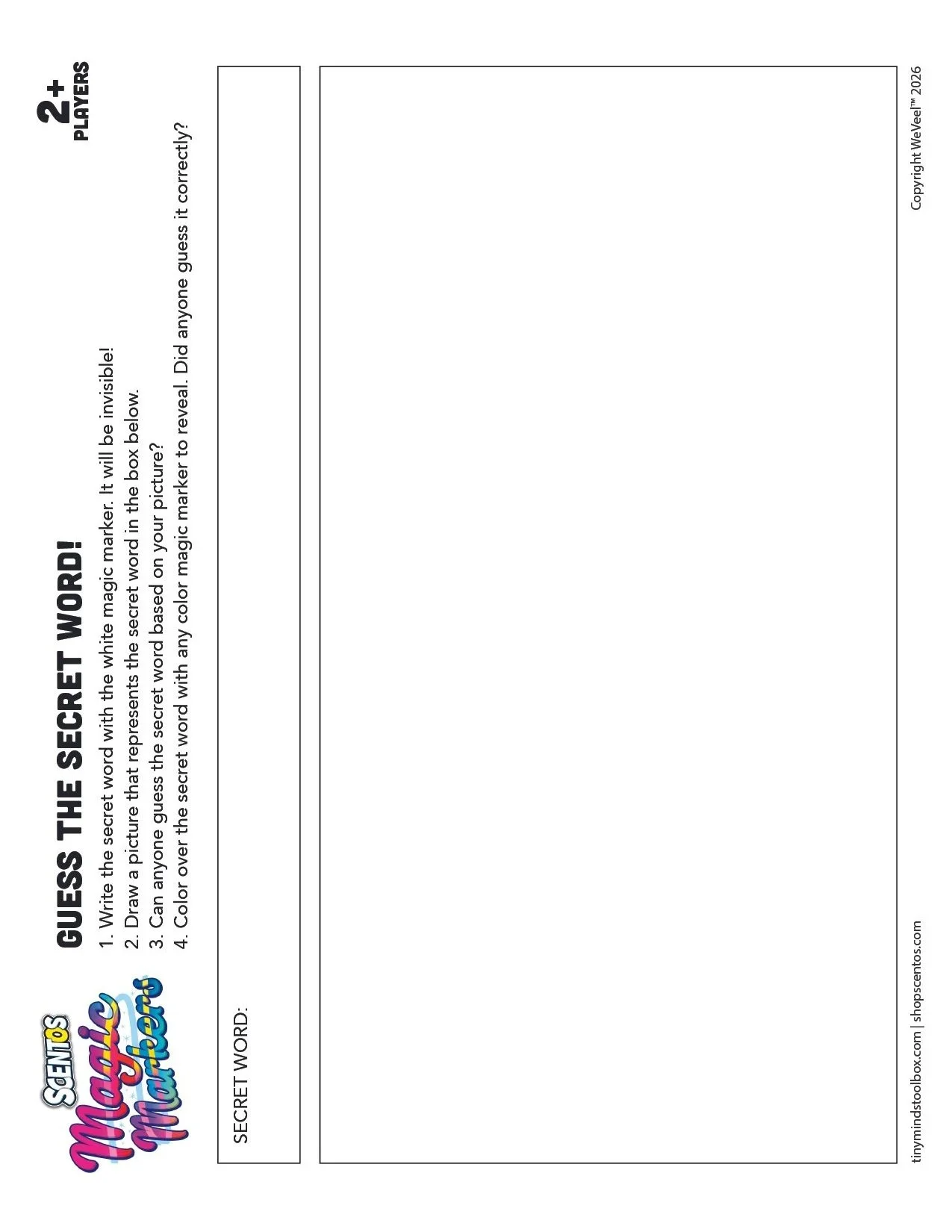 Magic Markers Drawing Game