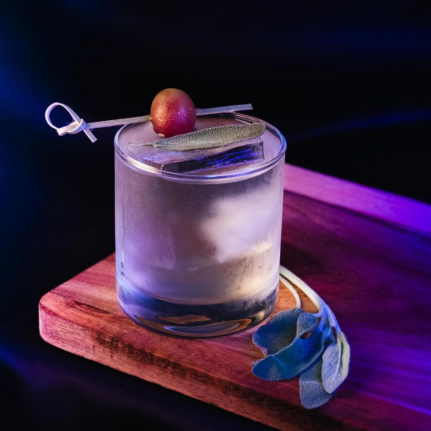 Vigne Verde

&bull;A cocktail that drinks like a stroll through a hillside vineyard at dusk&mdash;earthy, aromatic, and quietly luxurious&bull;

Moletto Grappa Di Barbera | Bordiga Dry Vermouth | Bauchant Cognac Orange Liqueur | Sage | Honey &amp; Gr