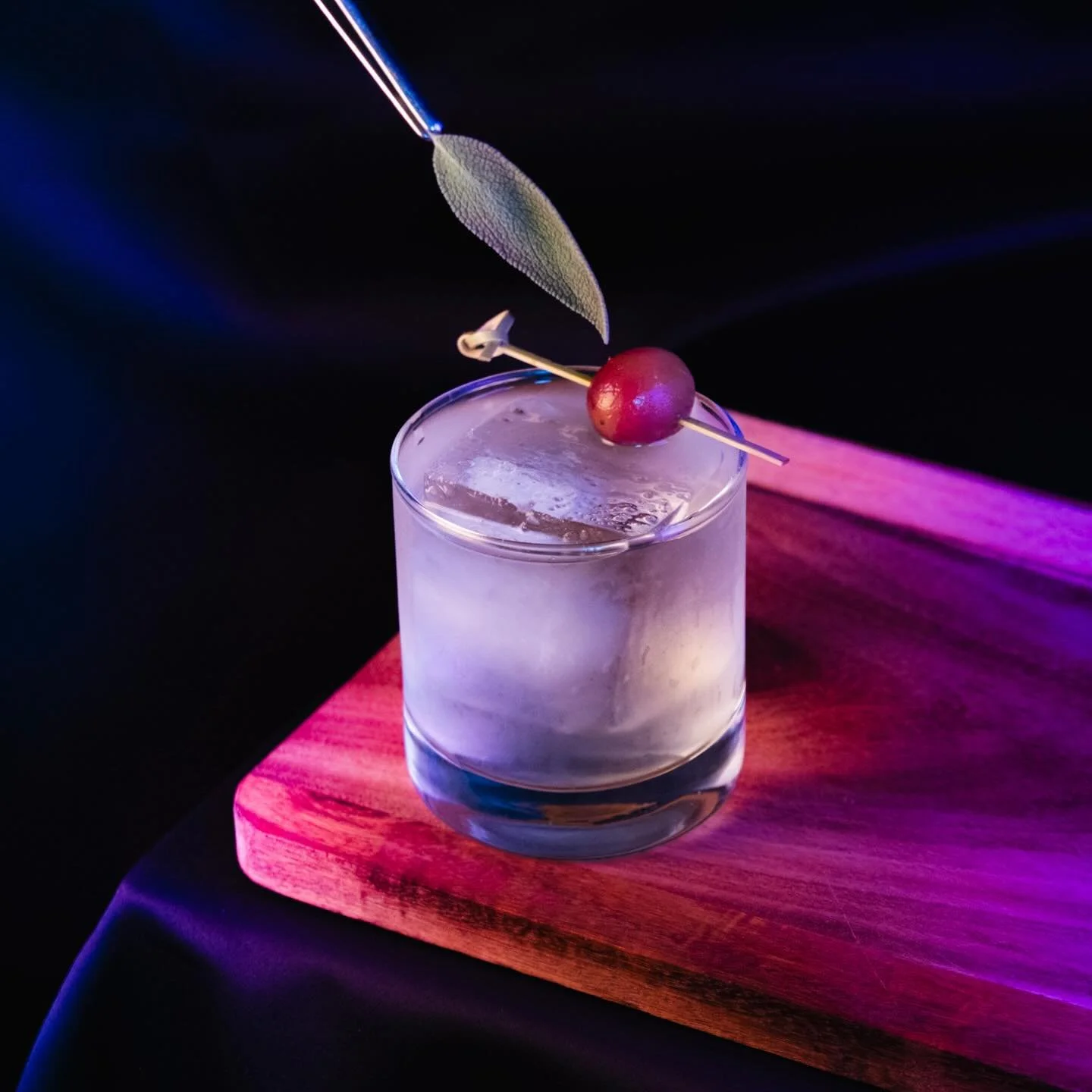 Vigne Verde

&bull;A cocktail that drinks like a stroll through a hillside vineyard at dusk&mdash;earthy, aromatic, and quietly luxurious&bull;

Moletto Grappa Di Barbera | Bordiga Dry Vermouth | Bauchant Cognac Orange Liqueur | Sage | Honey &amp; Gr