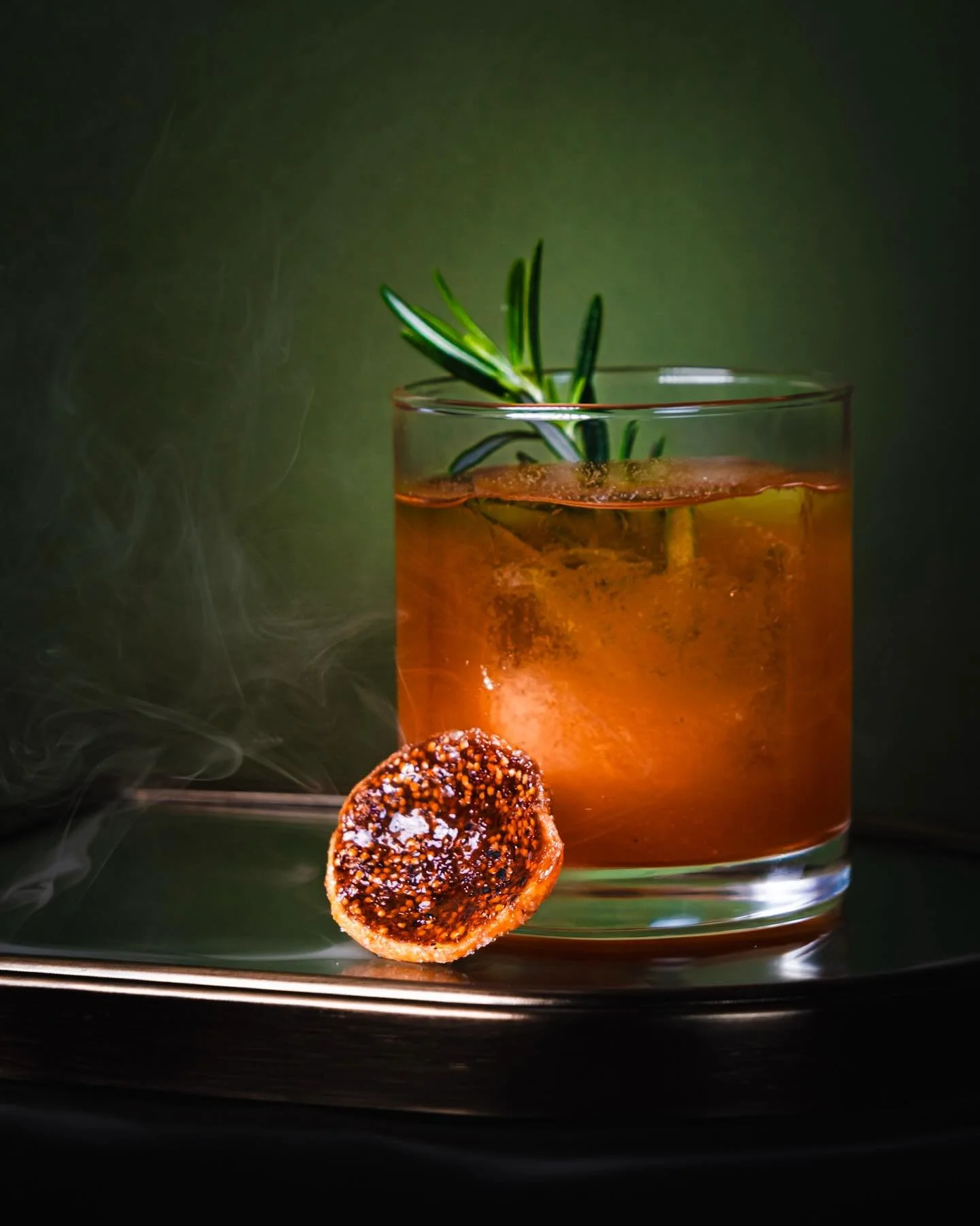 It&rsquo;s Valentine&rsquo;s Day Week and we&rsquo;re in the mood for love and a fig, honey, rosemary Old Fashioned over a big cube. 

📸 @billylogancreative 

#downtownILM #wilmingtonNC #tastewilmington #FlorianaILM wilmingtoneats