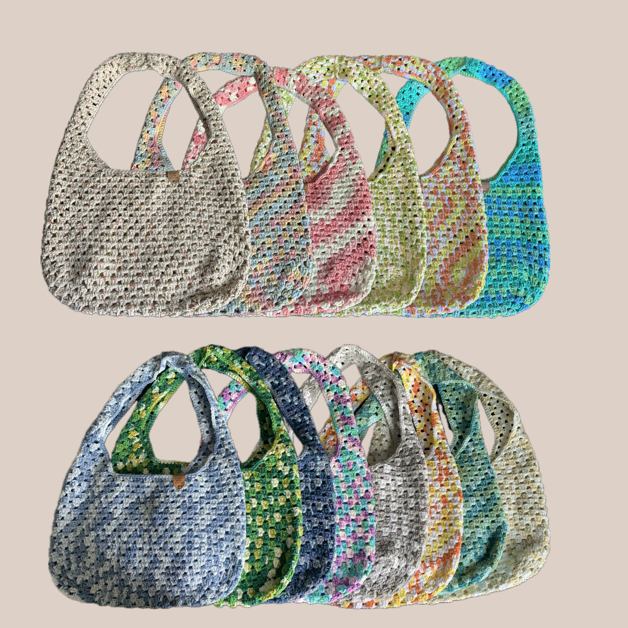 Custom Mesh Tote Bags (Pick Your Color)