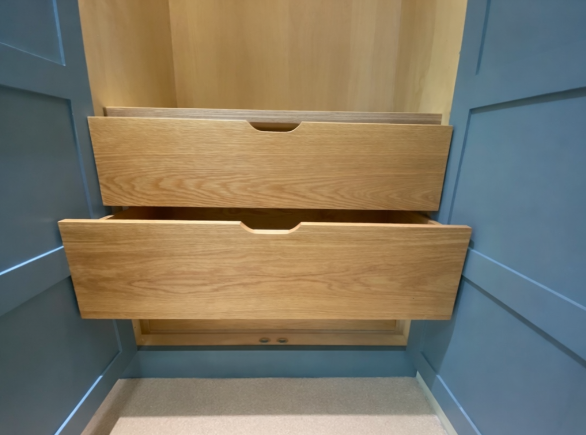 painted custom-made wardrobe