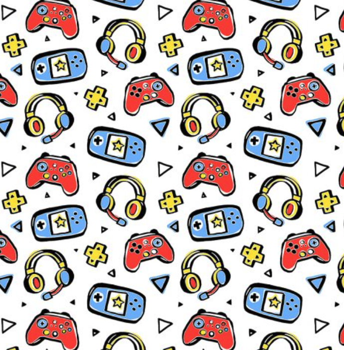 Game console graphic design