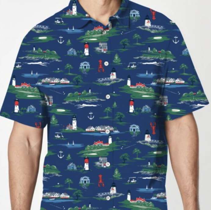 palm trees scenic print