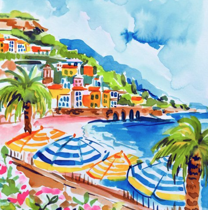 Santorini Greece landscape scenic design