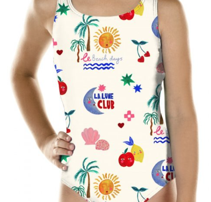 Allover painted bows print design