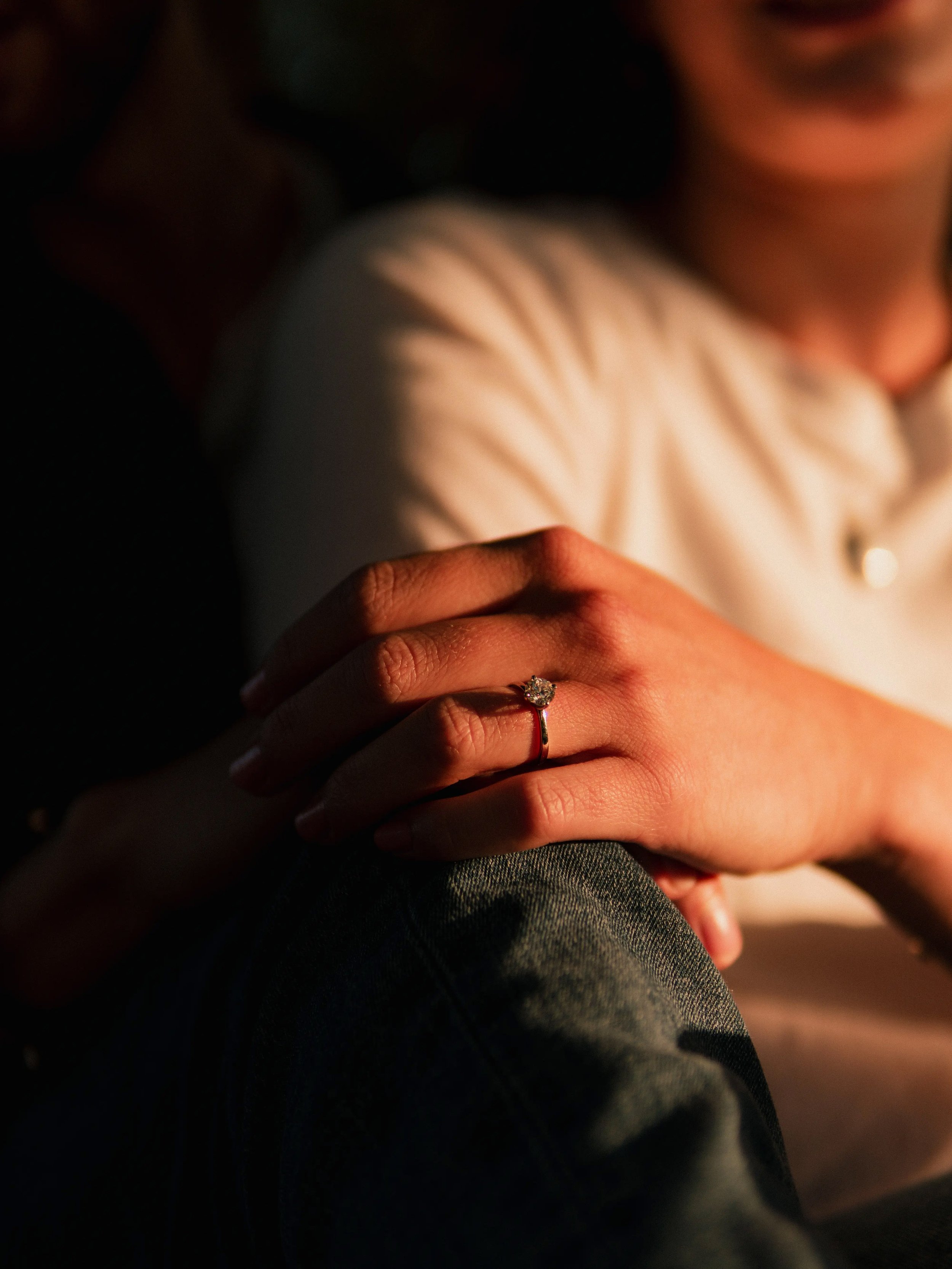 Cardiff sunset engagement shoot by Luke Tattersall.
