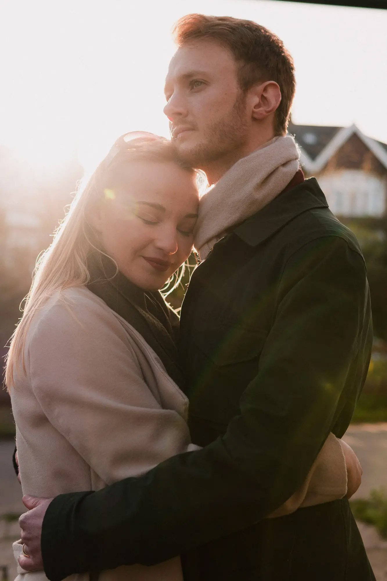 South Wales couples photography romantic Roath Park by Luke Tattersall.