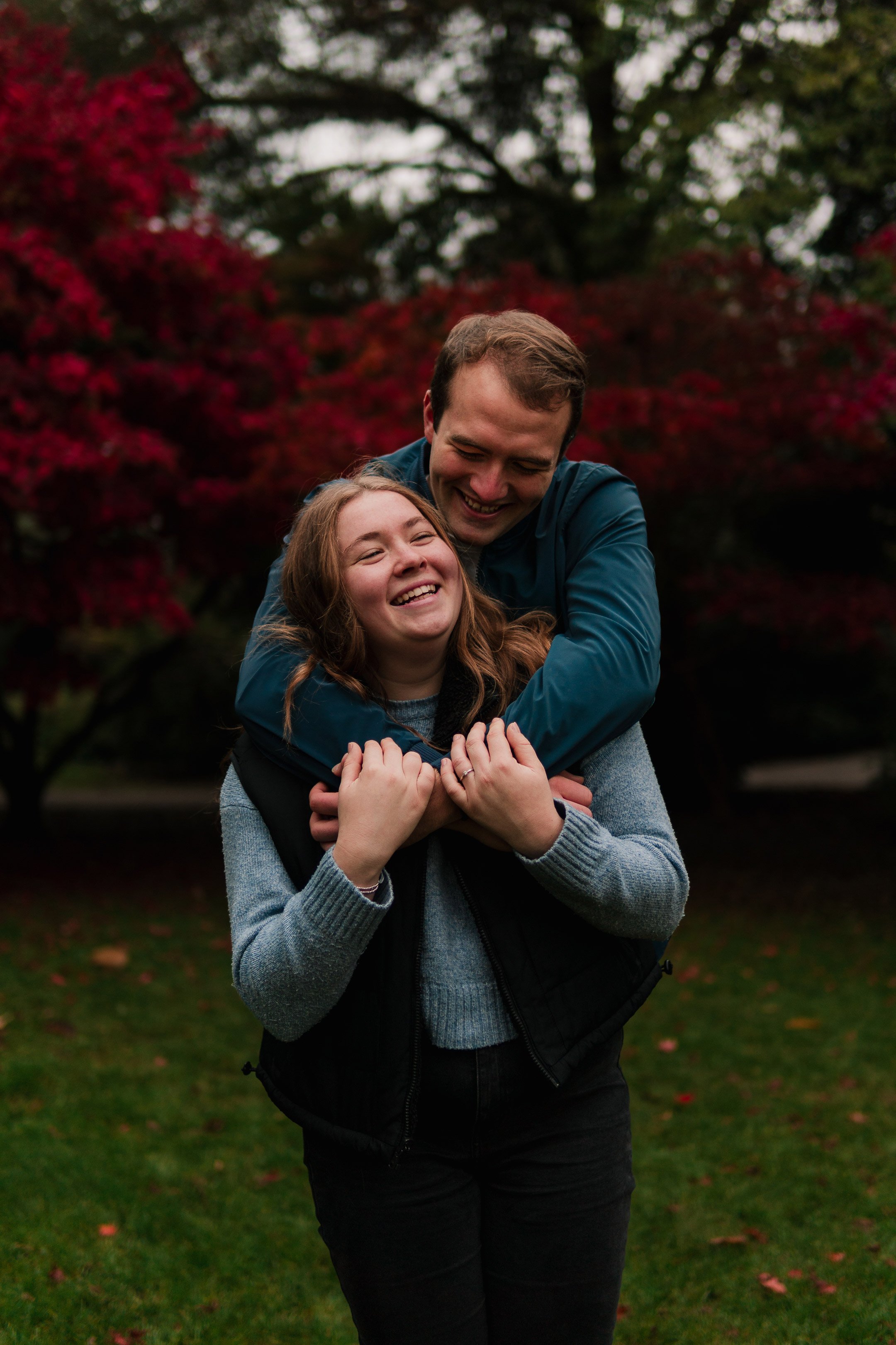 Cardiff engagement photographer near me Roath Park.