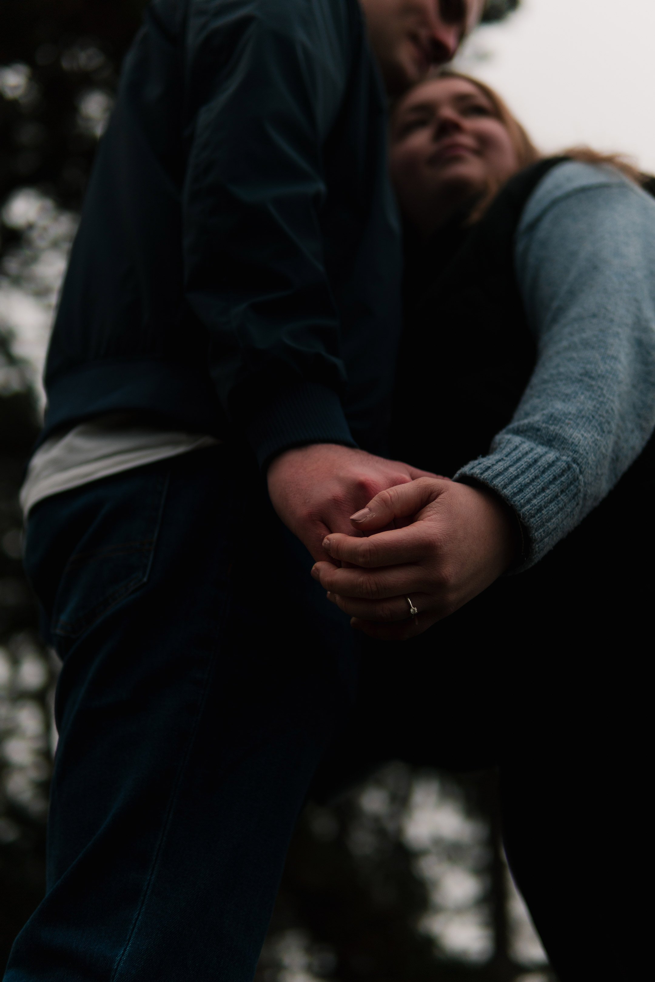 Roath Lake engagement photography candid by Luke Tattersall