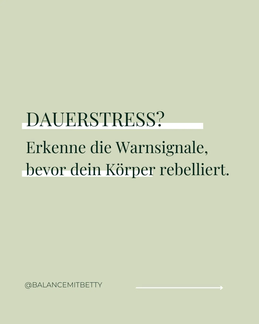 😖 Ganz ehrlich:
gestresst sind wir alle ab und zu, aber diese dauer-Stress Warnsignale solltest du nicht ignorieren.

💬Sp&uuml;rst du eines der Warnsignale h&auml;ufiger oder leidest du unter mehreren? Schreib es mir in die Kommentare.

🤸&zwj;♂️We