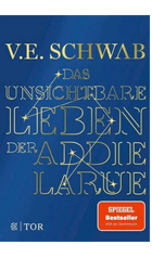 Buchcover von Das unsichtbare Leben der Addie Larue von V.E. Schwab