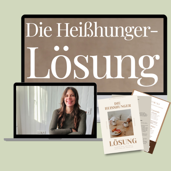 Mock up für Mini Coaching gegen Heißhunger