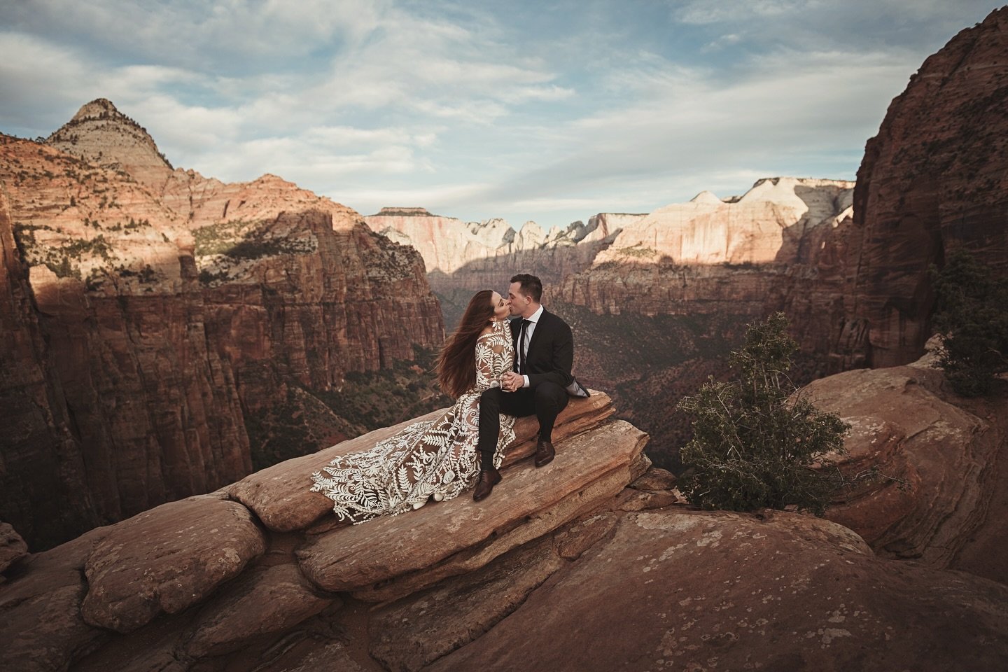 If you&rsquo;re looking for a stunning location to elope where you can visit several parks in one trip choose Zion! The overlook pass will forever one of my top 5 locations to shoot.