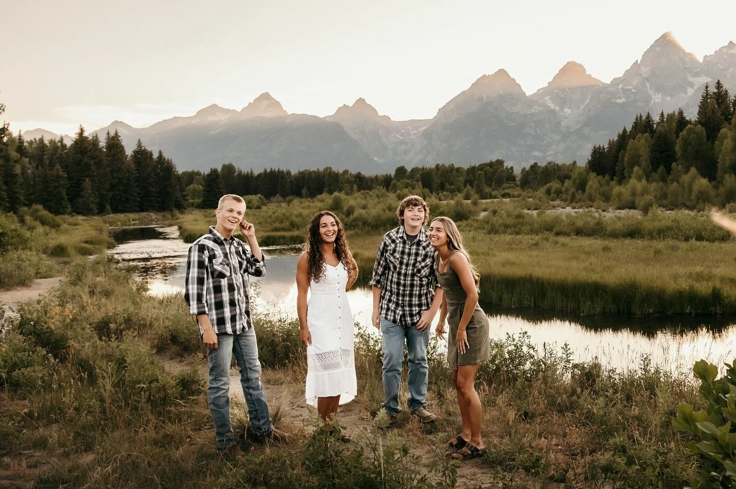Just missing my kiddos all together 😭. &amp; Jackson Hole.