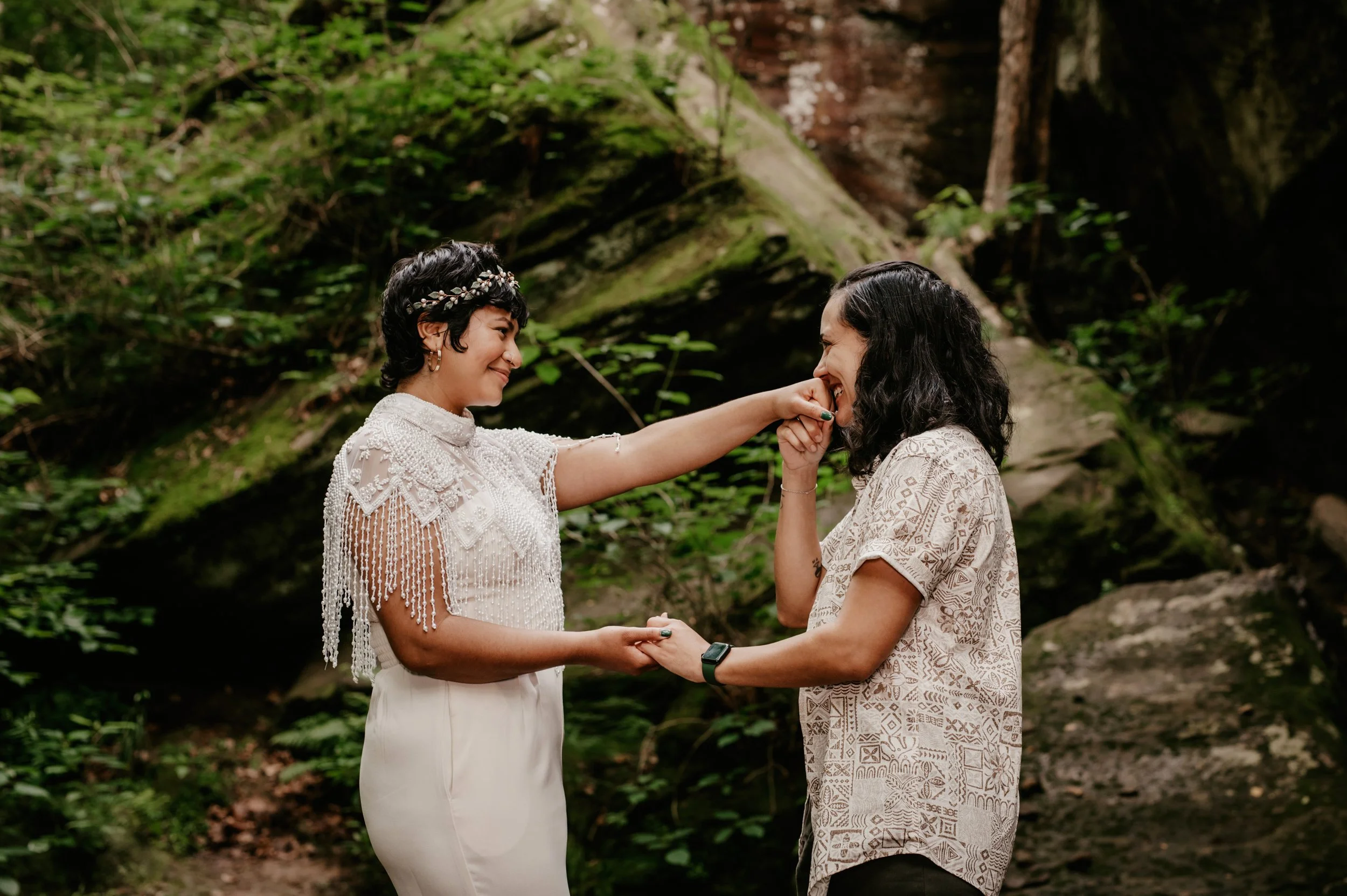 Memorial Day Elopement at Ferne Clyffe State Park