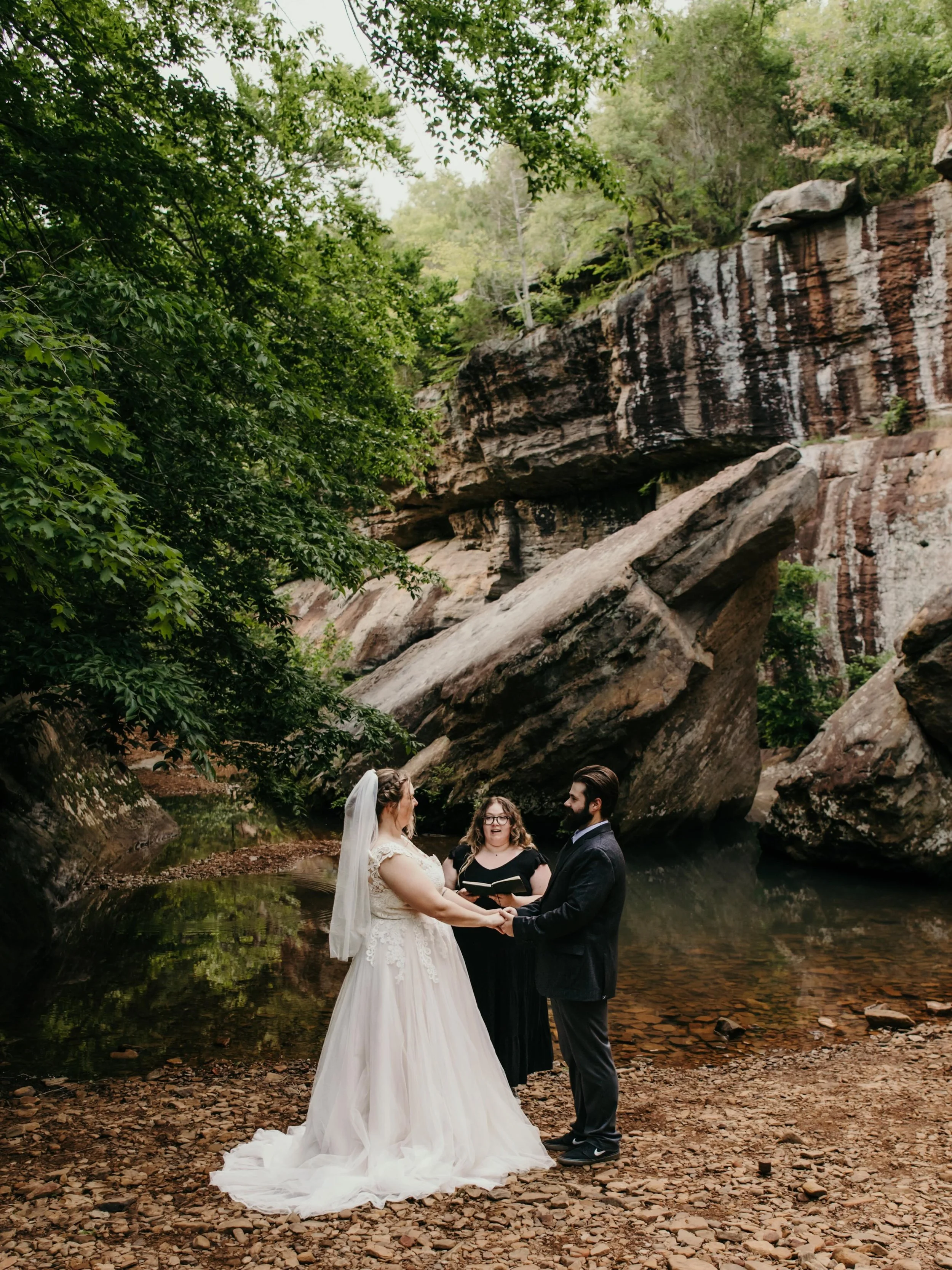 My favorite childhood memories were at this very spot in the Shawnee. Learning to skip rocks with my cousins here at Devils Backbone in Bell Smith Springs will always be my favorite. Congratulations Katelyn and Tyler! I hope you always come back to t
