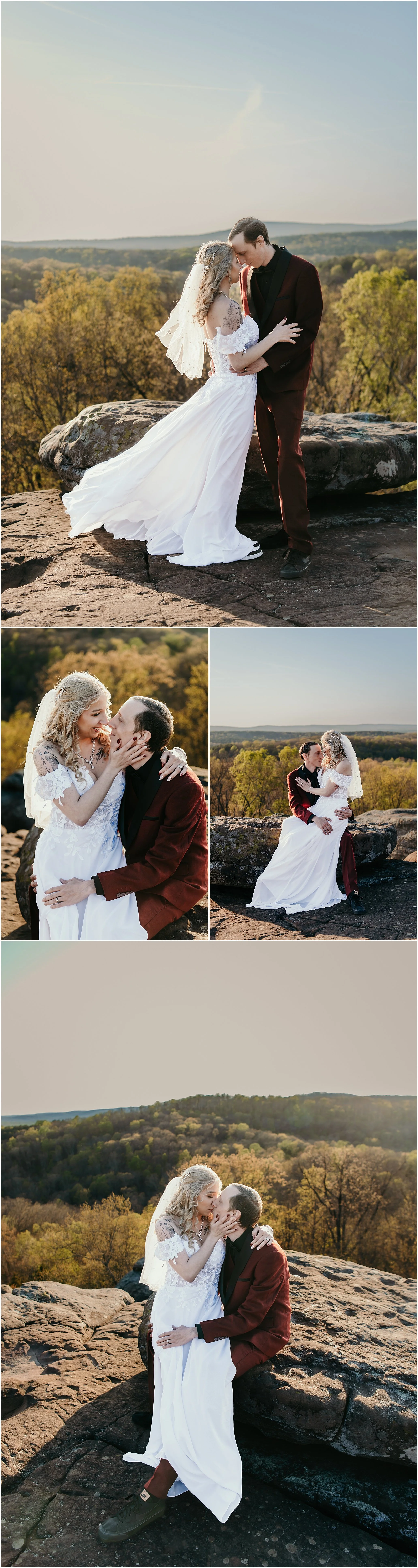 shawnee national forest elopement in the spring