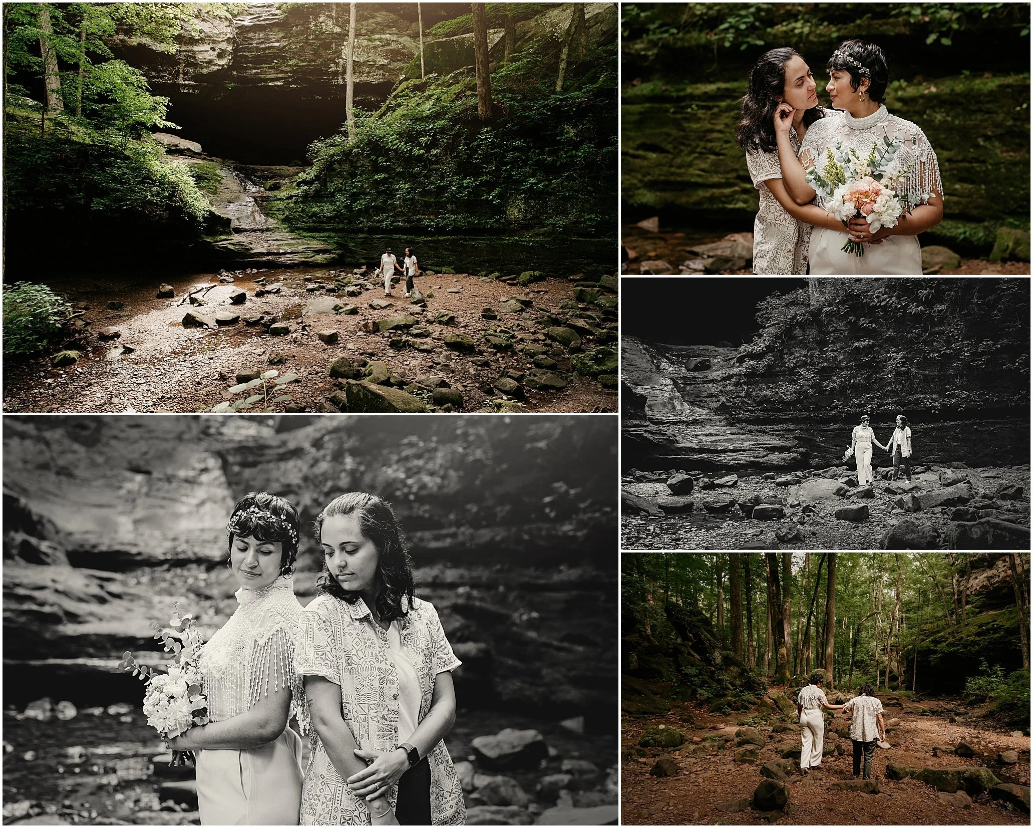 where to get married in illinois elopement ferne clyffe state park Shawnee National Forest