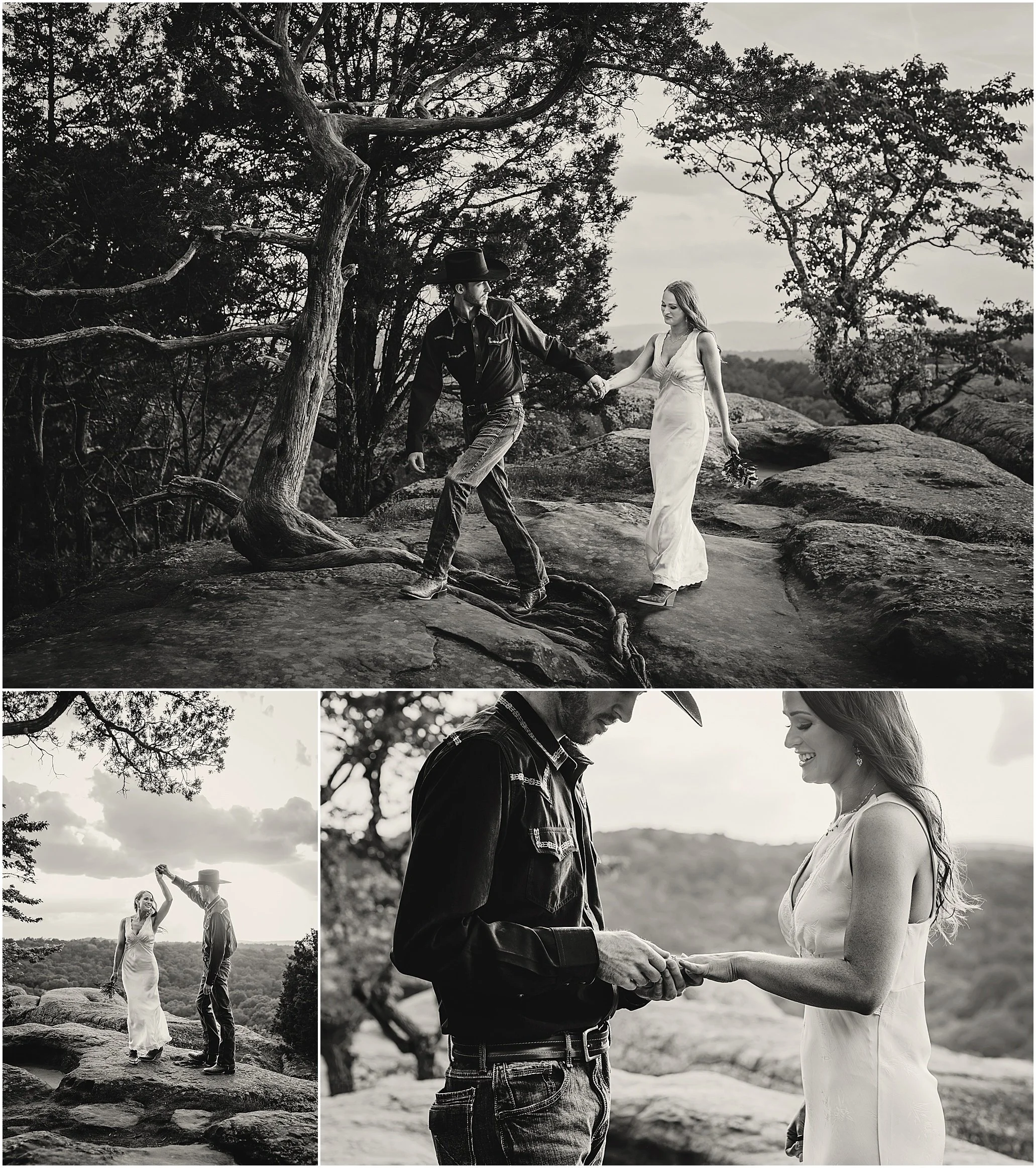 The round house shawnee forest elope shawnee adventure wedding where to get married in illinois