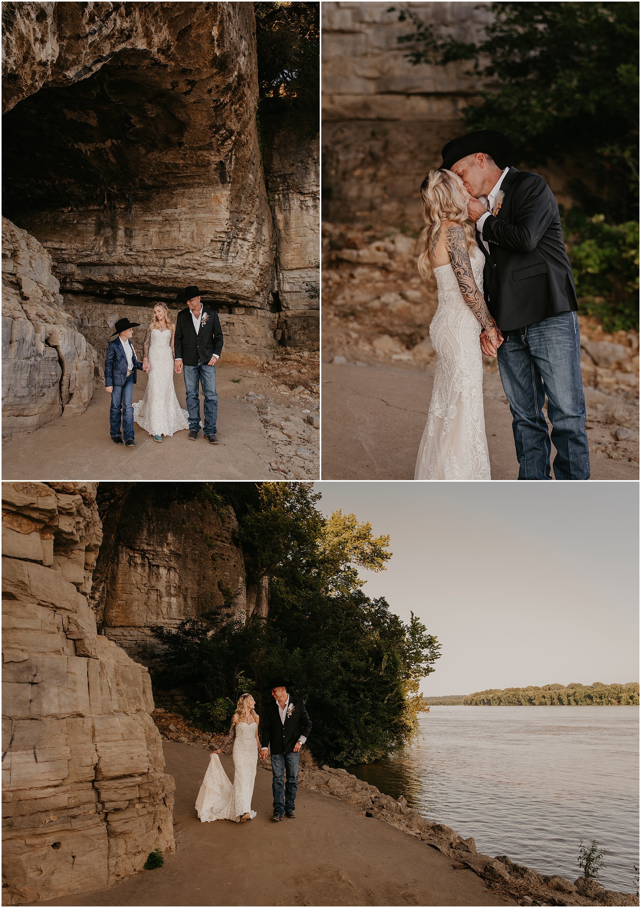 cave in rock garden of gods elopement in Southern Illinois Shawnee National Forest