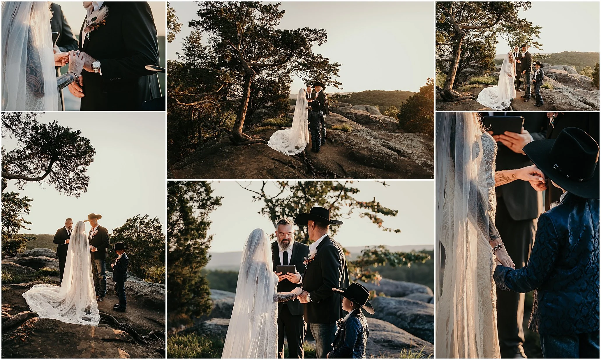 cave in rock garden of gods elopement in Southern Illinois Shawnee National Forest