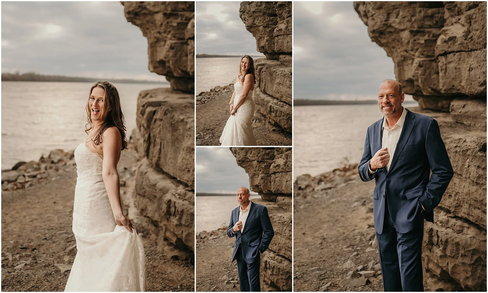 cave in rock Ohio River micro wedding southern illinois Shawnee National Forest