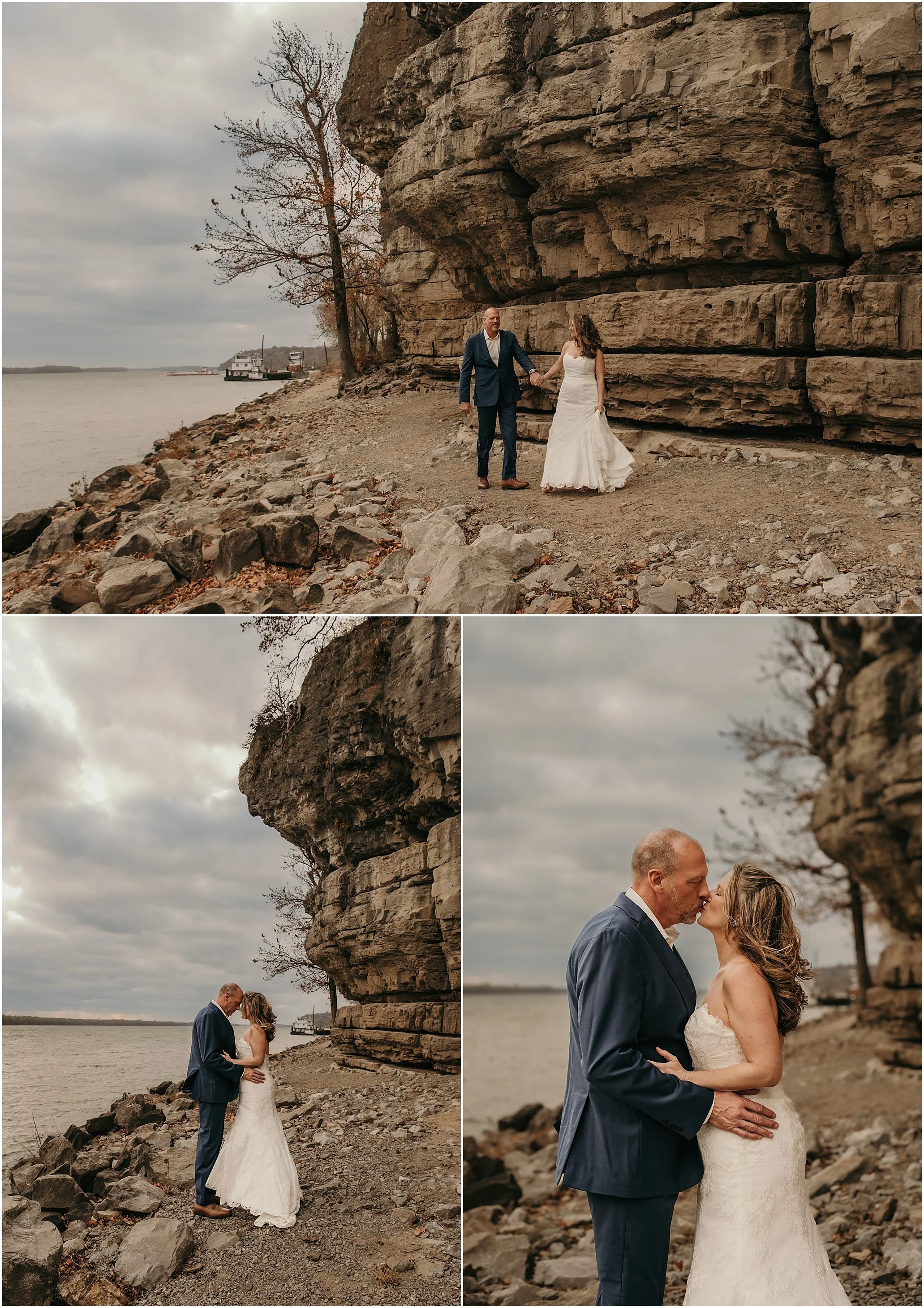 cave in rock Ohio River micro wedding southern illinois Shawnee National Forest