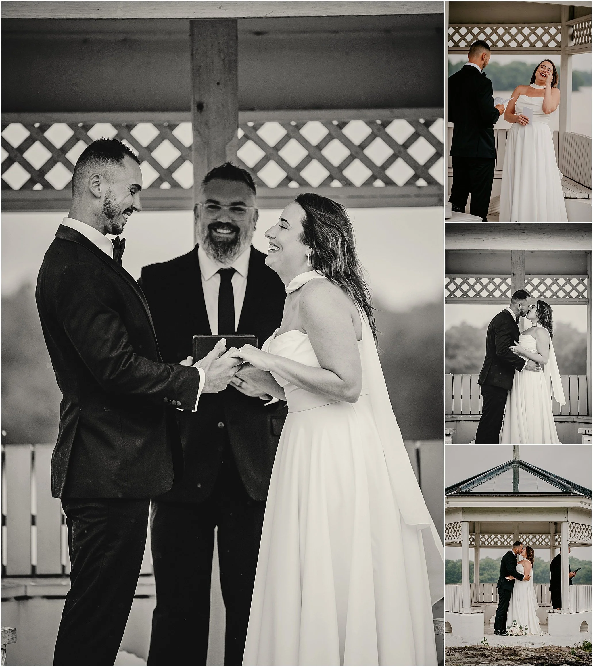 adventure elopement in Southern Illinois on the Ohio River near The Shawnee National Forest