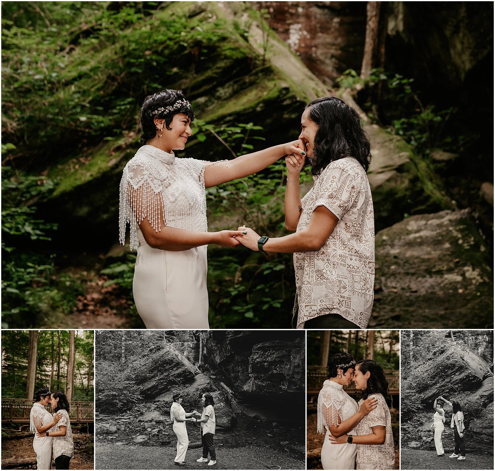 where to get married in illinois elopement ferne clyffe state park Shawnee National Forest