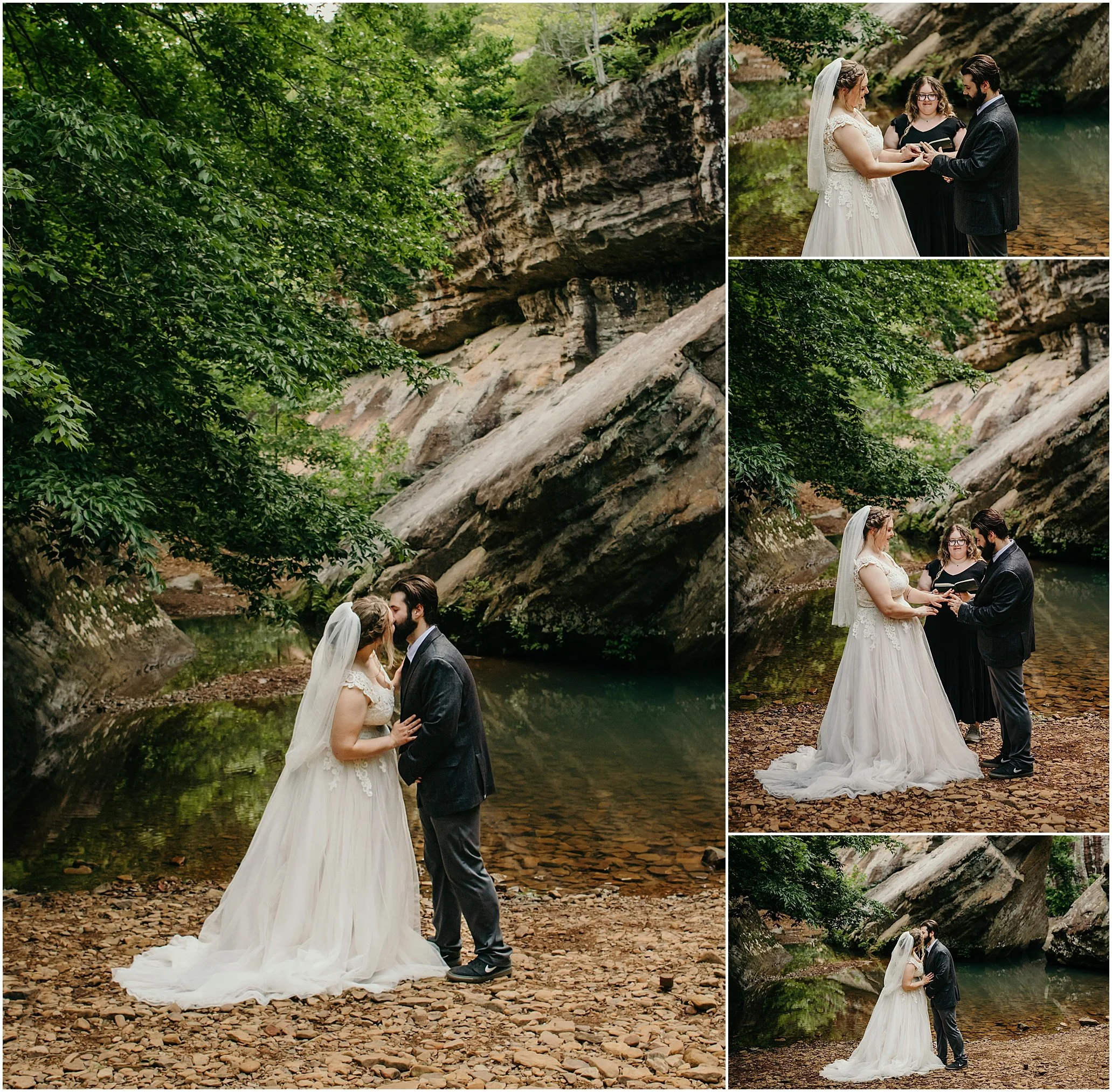 Bell Smith Springs elopement, Devil’s Backbone Shawnee National Forest, Shawnee National Forest elopement, Southern Illinois elopement photographer, Midwest adventure elopement