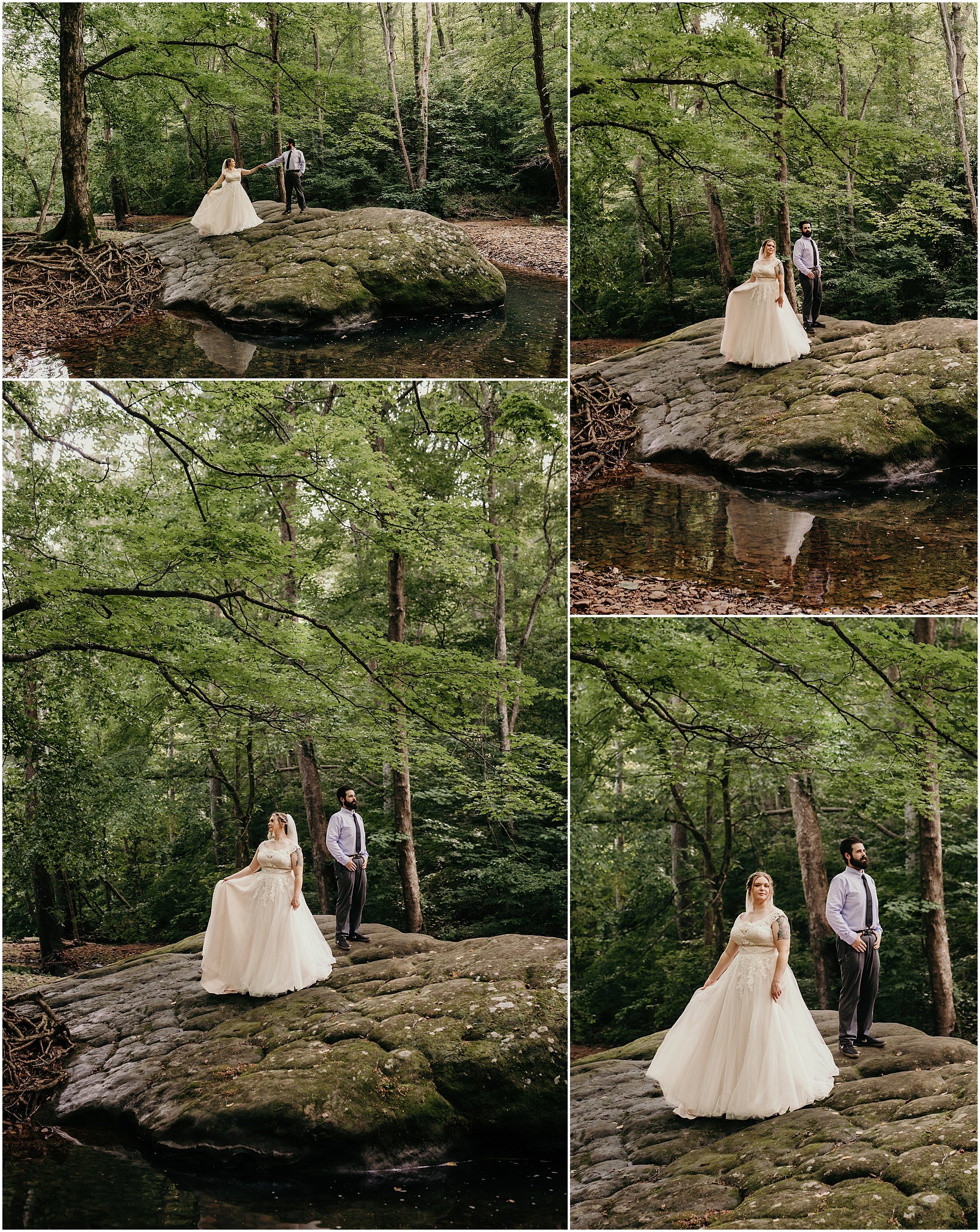 Bell Smith Springs elopement, Devil’s Backbone Shawnee National Forest, Shawnee National Forest elopement, Southern Illinois elopement photographer, Midwest adventure elopement