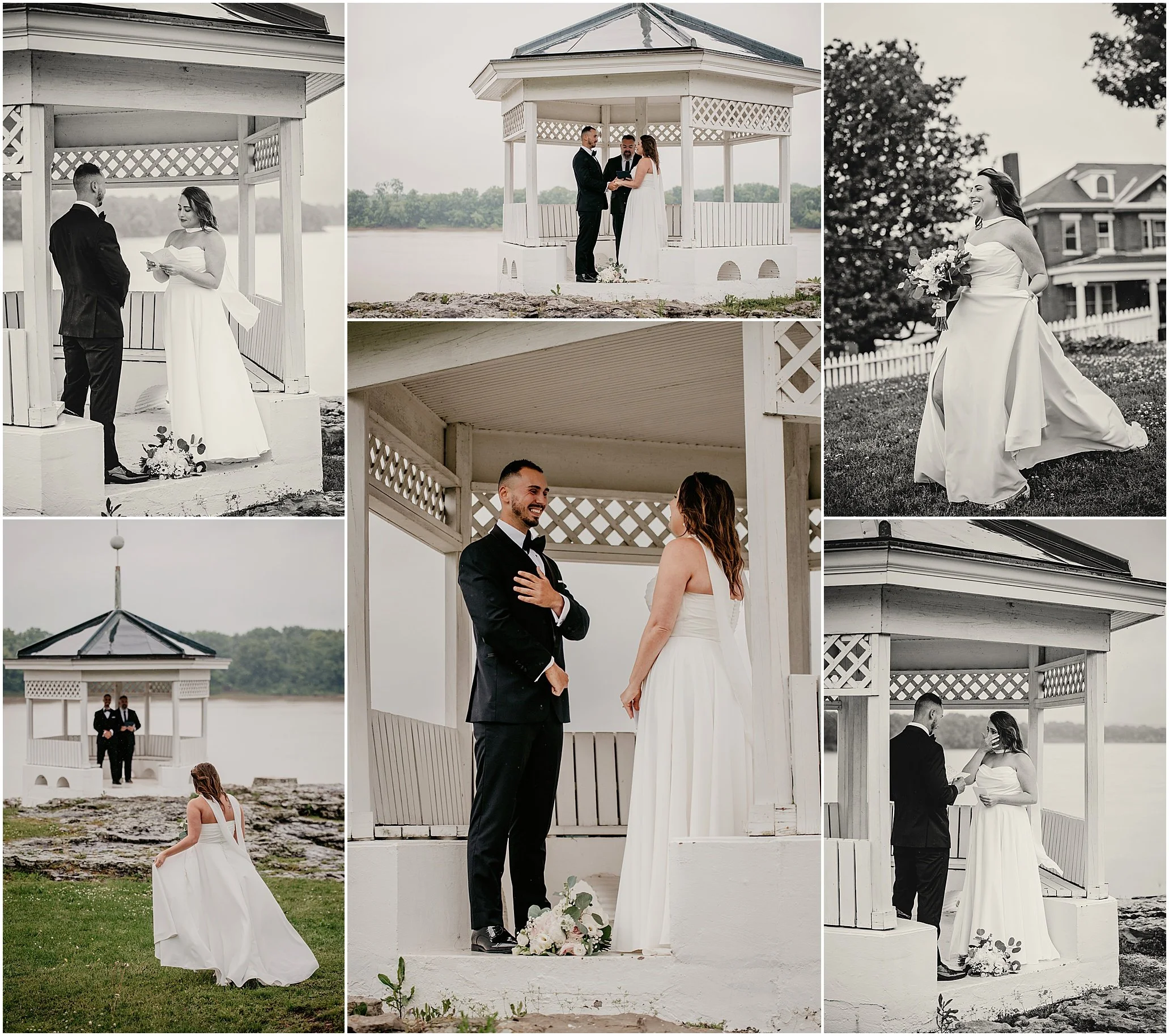 adventure elopement in Southern Illinois on the Ohio River near The Shawnee National Forest