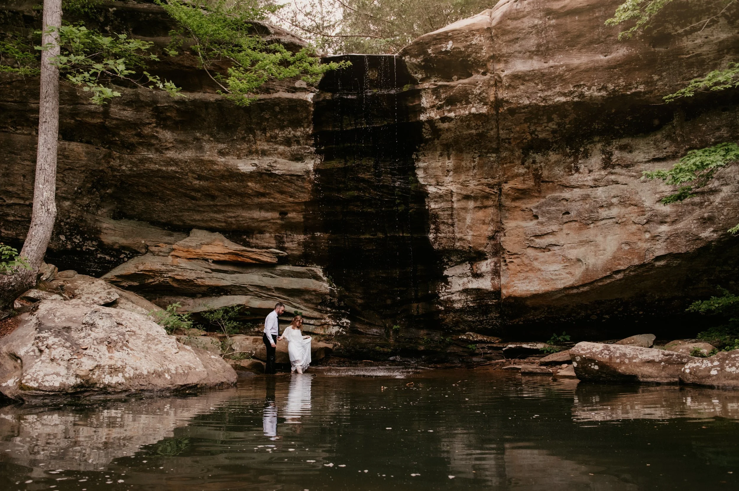 Southern Illinois elopement, Shawnee National Forest, Shawnee National Forest Wedding, Illinois Elopement, Elope Illinois, where to get married in Illinois, Elope Shawnee, Cave in Rock, Ferne Clyffe, Giant City, Ohio River, Jackson Falls, Bell Smith 