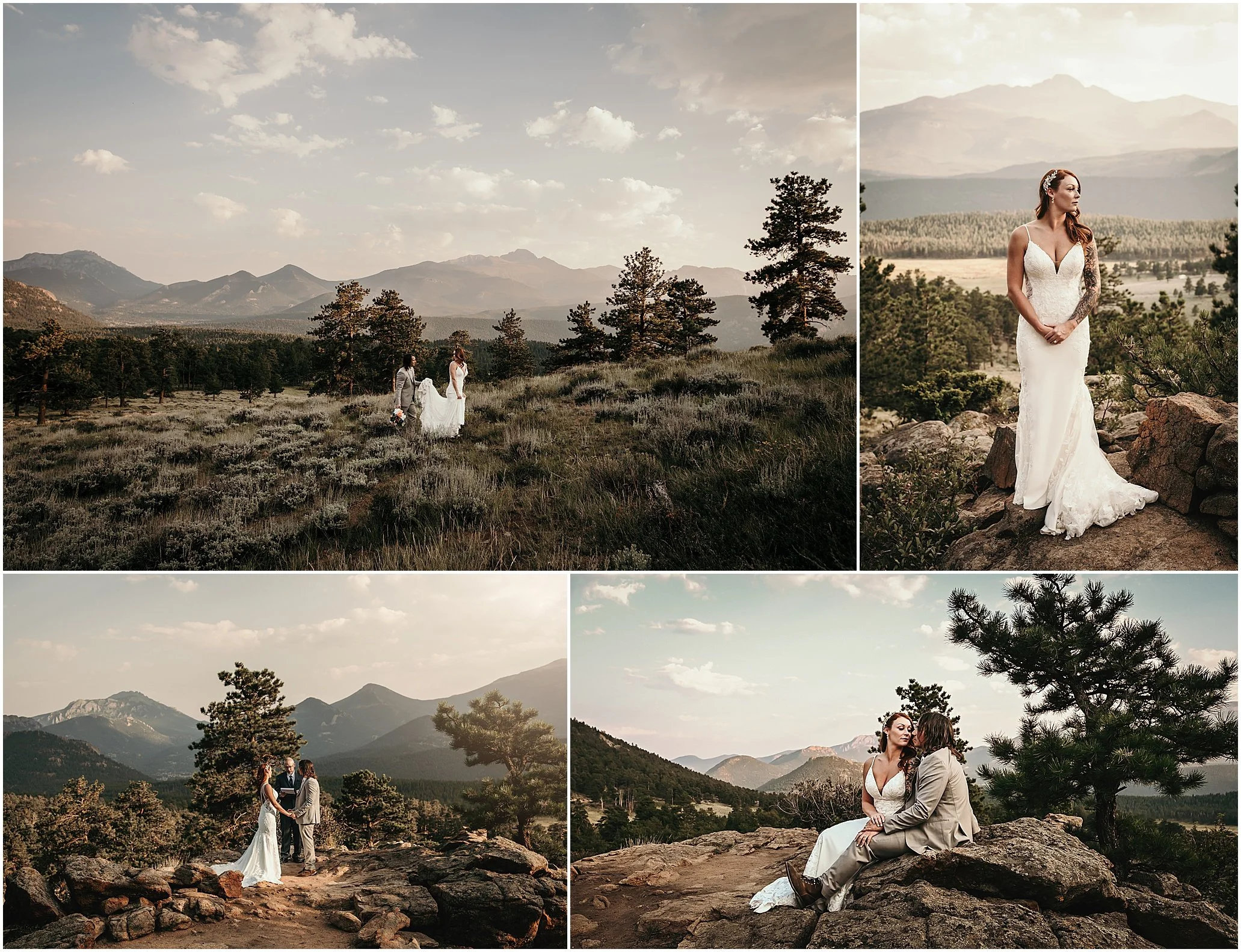 elopement photographer for Estes park Rocky Mountain national park Colorado
