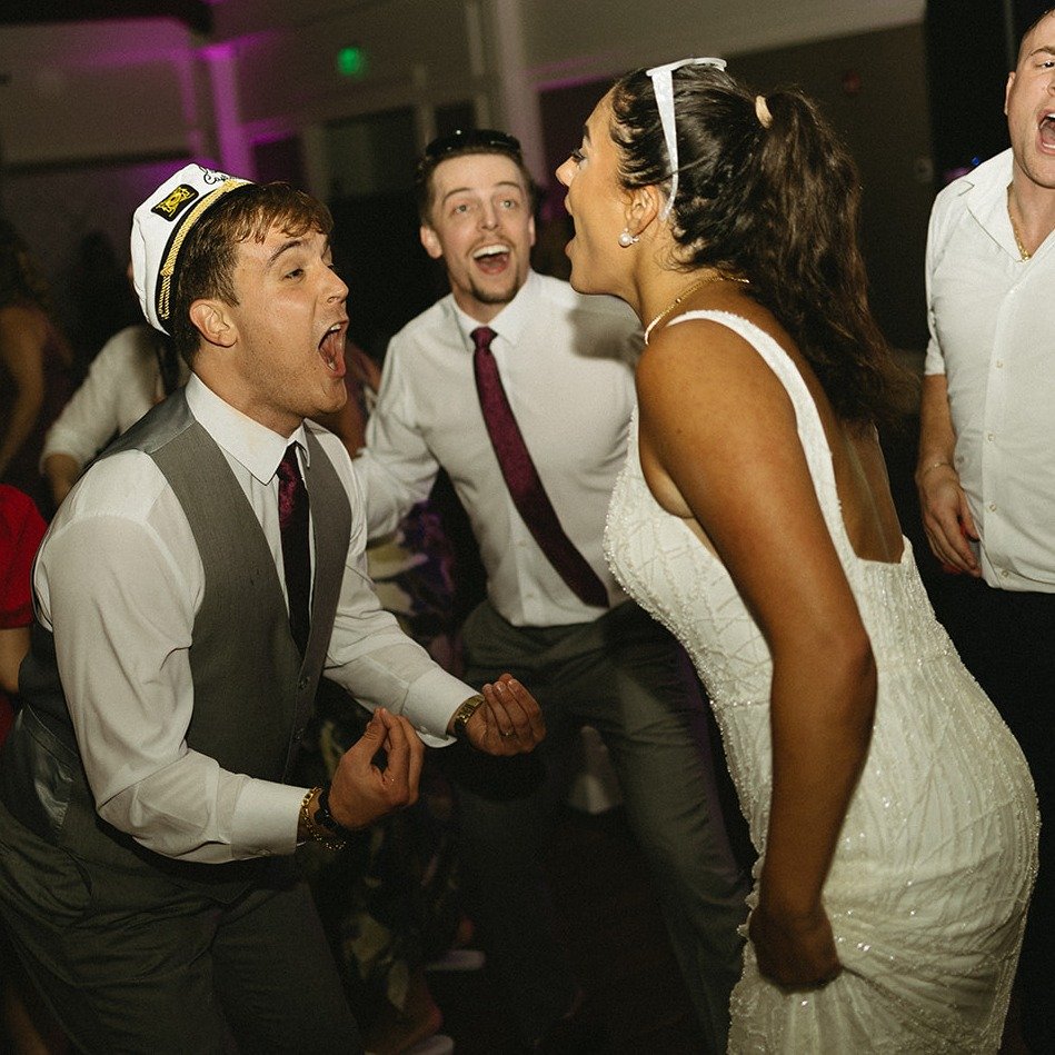 Because you just married your best friend, and should party like the rockstars that you are🥳

Beauty: @jluxesalon 
Bride's Dress Designer: @louvienne 
Bride's Dress Shop: @lovelybridephilly 
DJ: @cnysound 
Groom's Attire + Wedding Party Suits: @mens