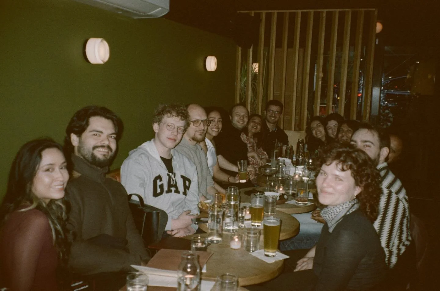 Group dinners on film 🎞️ 😍 
We love our New School neighbors. ❤️