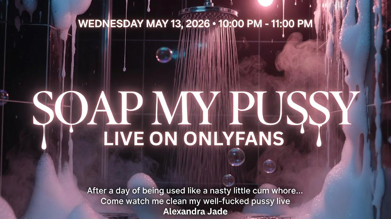 Soap My Pussy - Live on OnlyFans