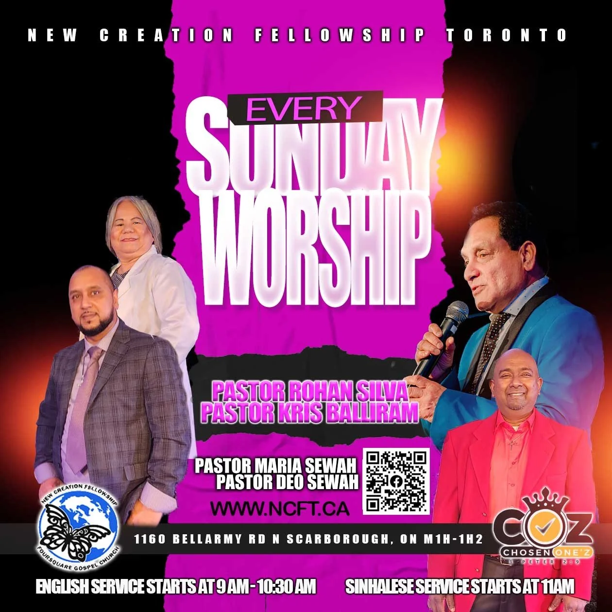 Sunday worship English Service