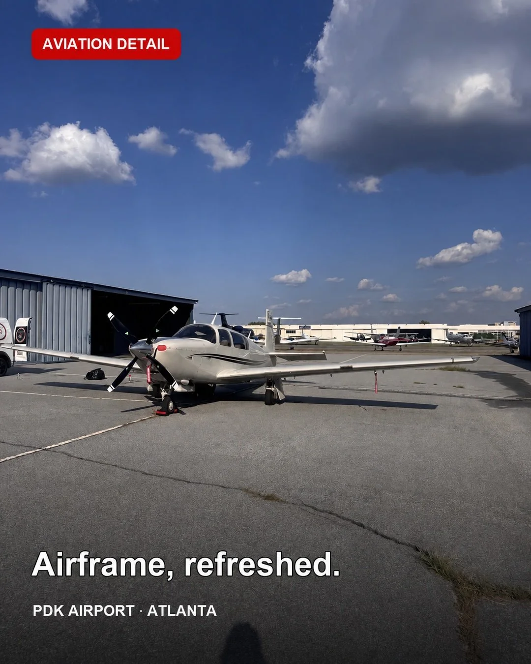 Aircraft Exterior Detailing at PDK Airport in Atlanta