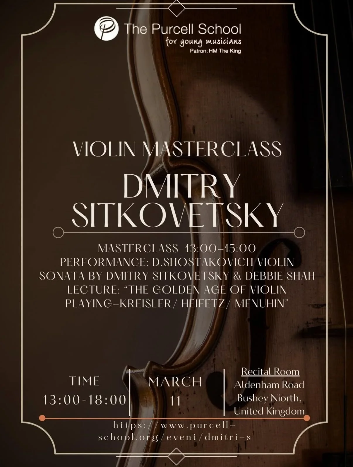 Violin Masterclass | The Purcell School