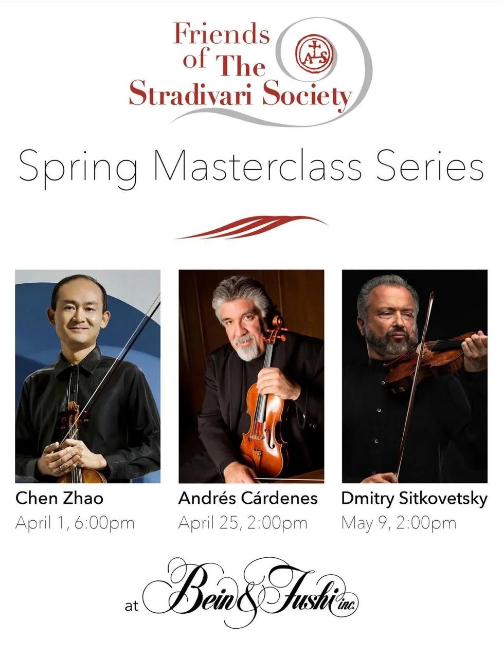 Spring Masterclass Series | Friends of the Stradivari Society