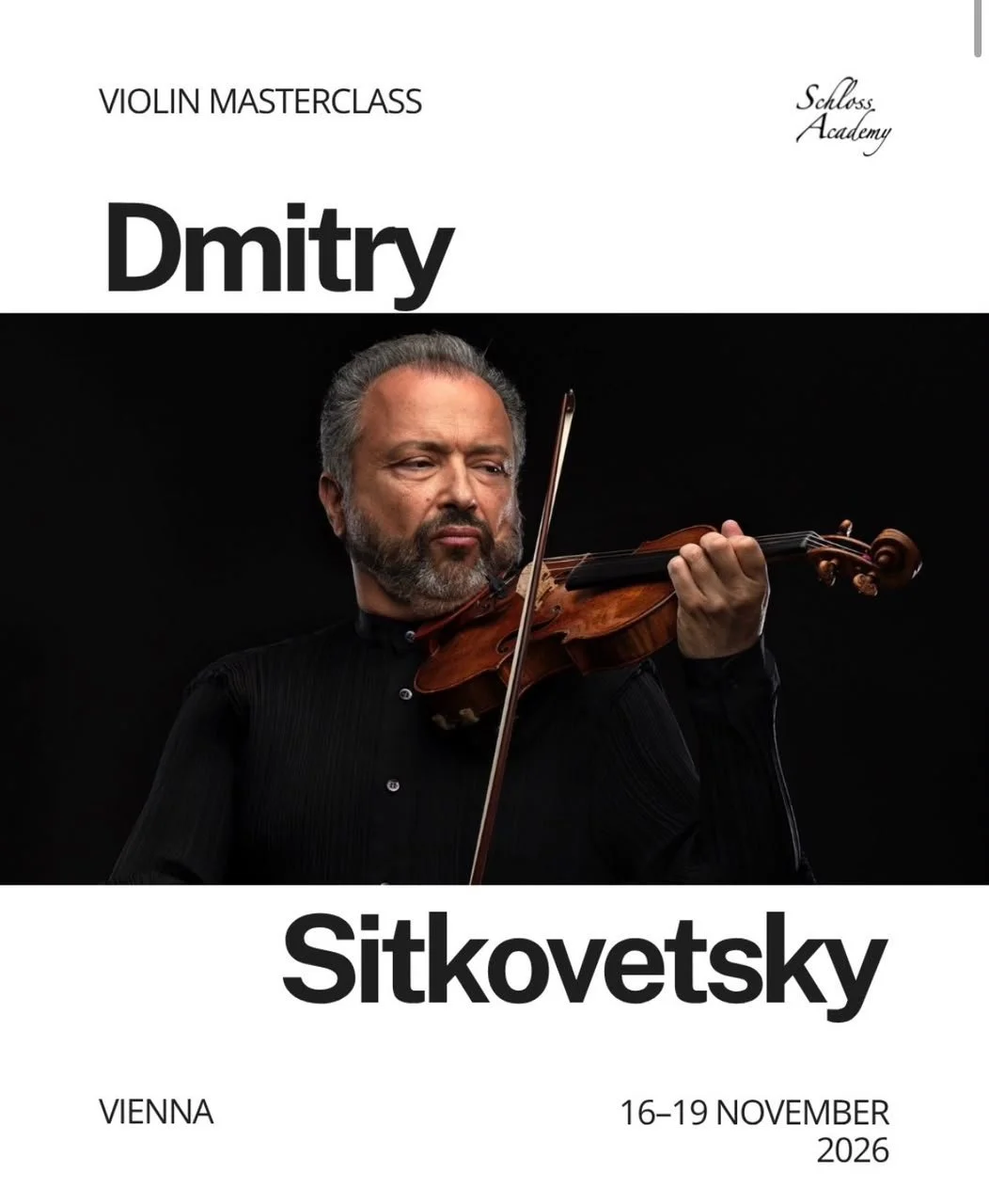 Scloss Academy - Violin Masterclass 